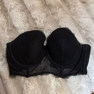 Victoria's Secret Black Lace Bandeau